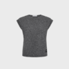 Haute L’amitié Toby Knit Vest – Blød Strikvest i Mid Grey Melange | Fri Fragt
