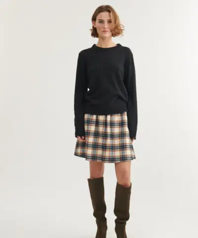 Alternative view of Basic Apparel – Lula Skirt, Blue/Birch