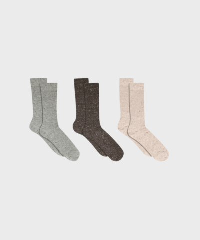 "MP Denmark Betty Socks 3-Pack i blød bomuldsblanding. Klassisk design og god pasform. Køb online hos Merci-Give – fri fragt fra 499 kr