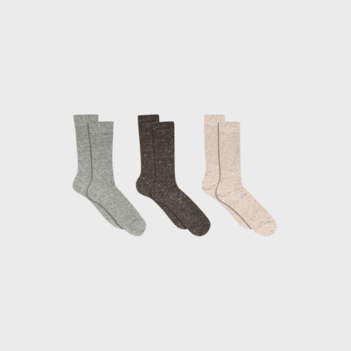 "MP Denmark Betty Socks 3-Pack i blød bomuldsblanding. Klassisk design og god pasform. Køb online hos Merci-Give – fri fragt fra 499 kr