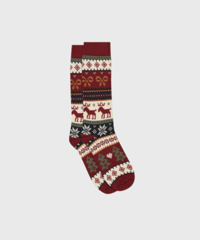 MPwoman Joy Long Socks – Rød | Lange Merino Uldstrømper