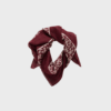 Part Two Loui Tørklæde | Bordeaux Rød Bomuld | Elegant & Alsidig Accessory