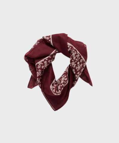 Part Two Loui Tørklæde | Bordeaux Rød Bomuld | Elegant & Alsidig Accessory