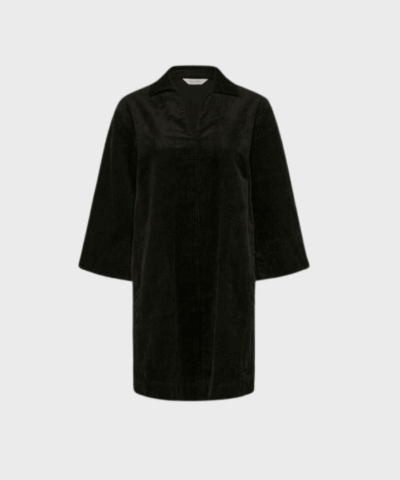 Part Two – Sharripw Dress (Sort) | Klassisk Fløjlskjole | Fri Fragt