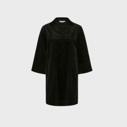 Part Two – Sharripw Dress (Sort) | Klassisk Fløjlskjole | Fri Fragt