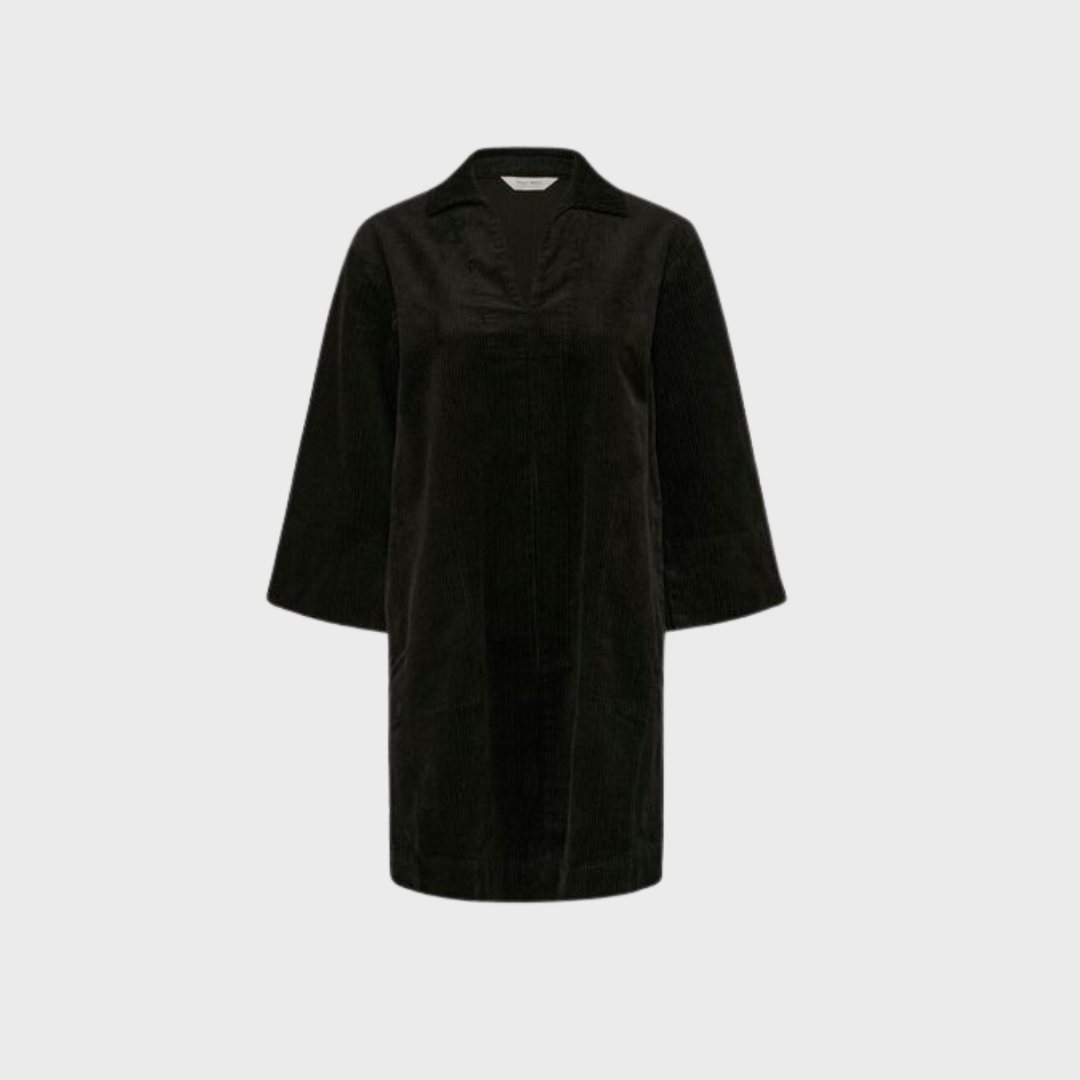 Part Two – Sharripw Dress (Sort) | Klassisk Fløjlskjole | Fri Fragt