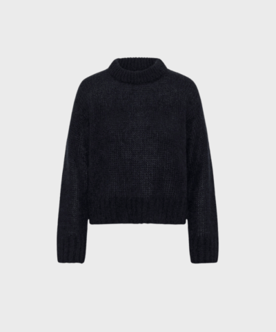 Part Two SillePW Pullover | Navy Blue Oversize Sweater Dame