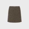Part Two – SissaPW Skirt | A-line Ternet Uldnederdel | Fri Fragt