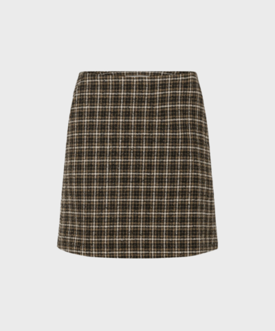 Part Two – SissaPW Skirt | A-line Ternet Uldnederdel | Fri Fragt