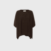 Part Two Tilanna Poncho Cape – Brun | Blød Strikbluse