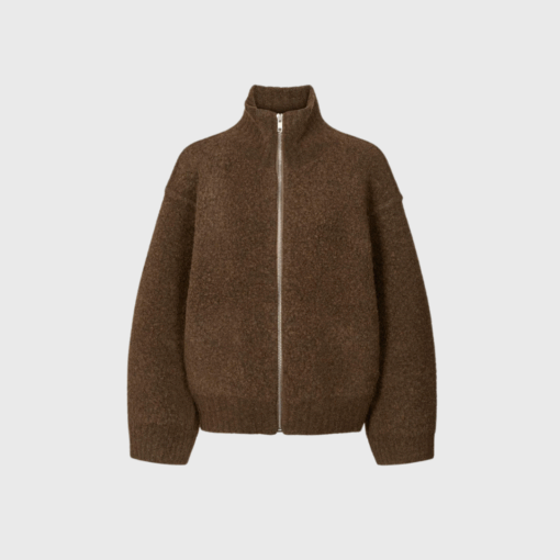 Rabens Saloner - Sigal Knit Jacket, Dark brown