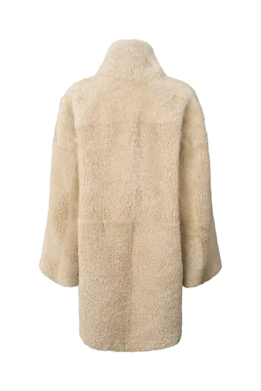 Rabens Saloner - Ejsa Shearling Coat, Dark brown - Billede 9
