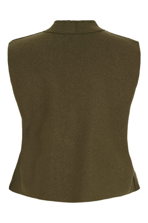 Anne-Mi - Ea waistcoat vest, Oliven - Billede 5