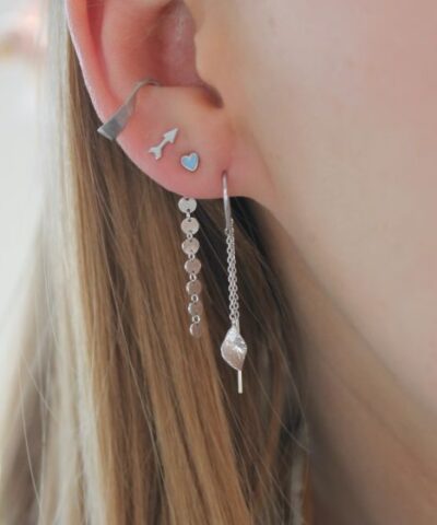 Alternative view of Stine A - Petit Love Heart, Light Blue Enamel Silver