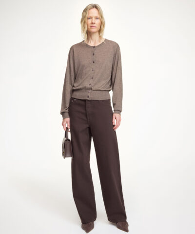 Alternative view of By Malene Birger – Montie Cardigan - Chocolate
