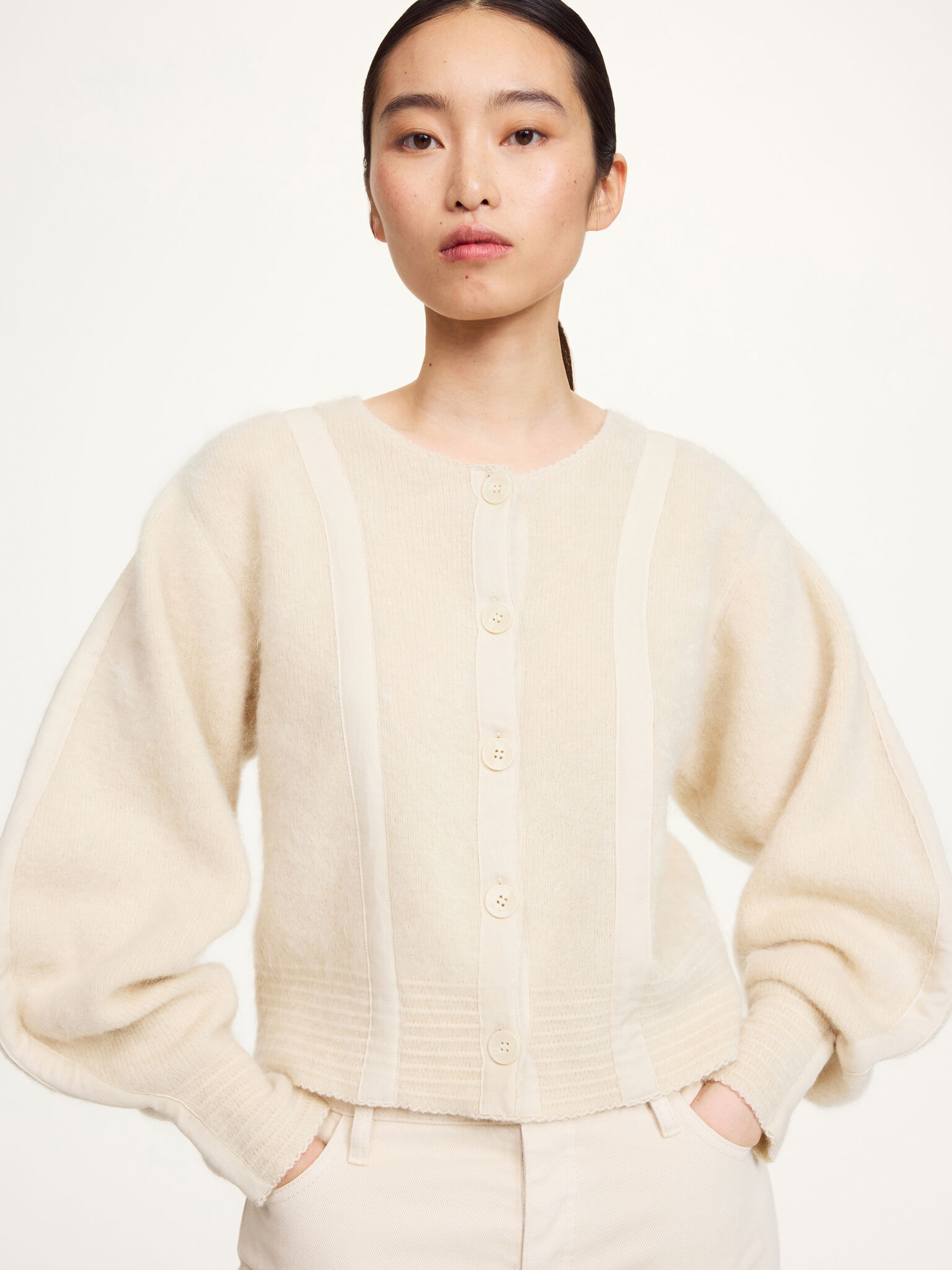 By Malene Birger – Pernille Cardigan - Cream - Billede 3
