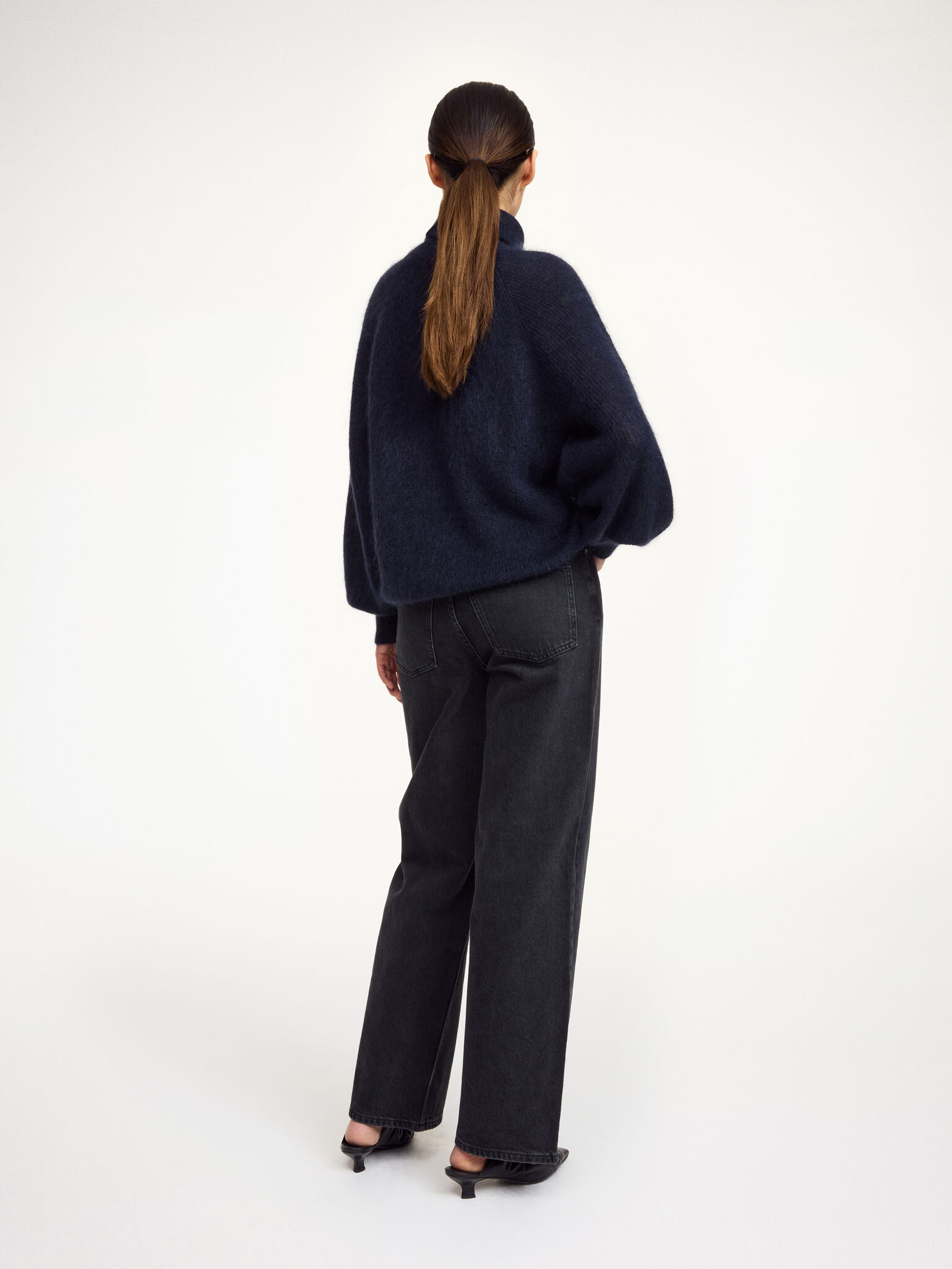 By Malene Birger - Magoo Rullekrave Sweater - Night Sky - Billede 3
