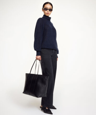 Alternative view of By Malene Birger - Magoo Rullekrave Sweater - Night Sky