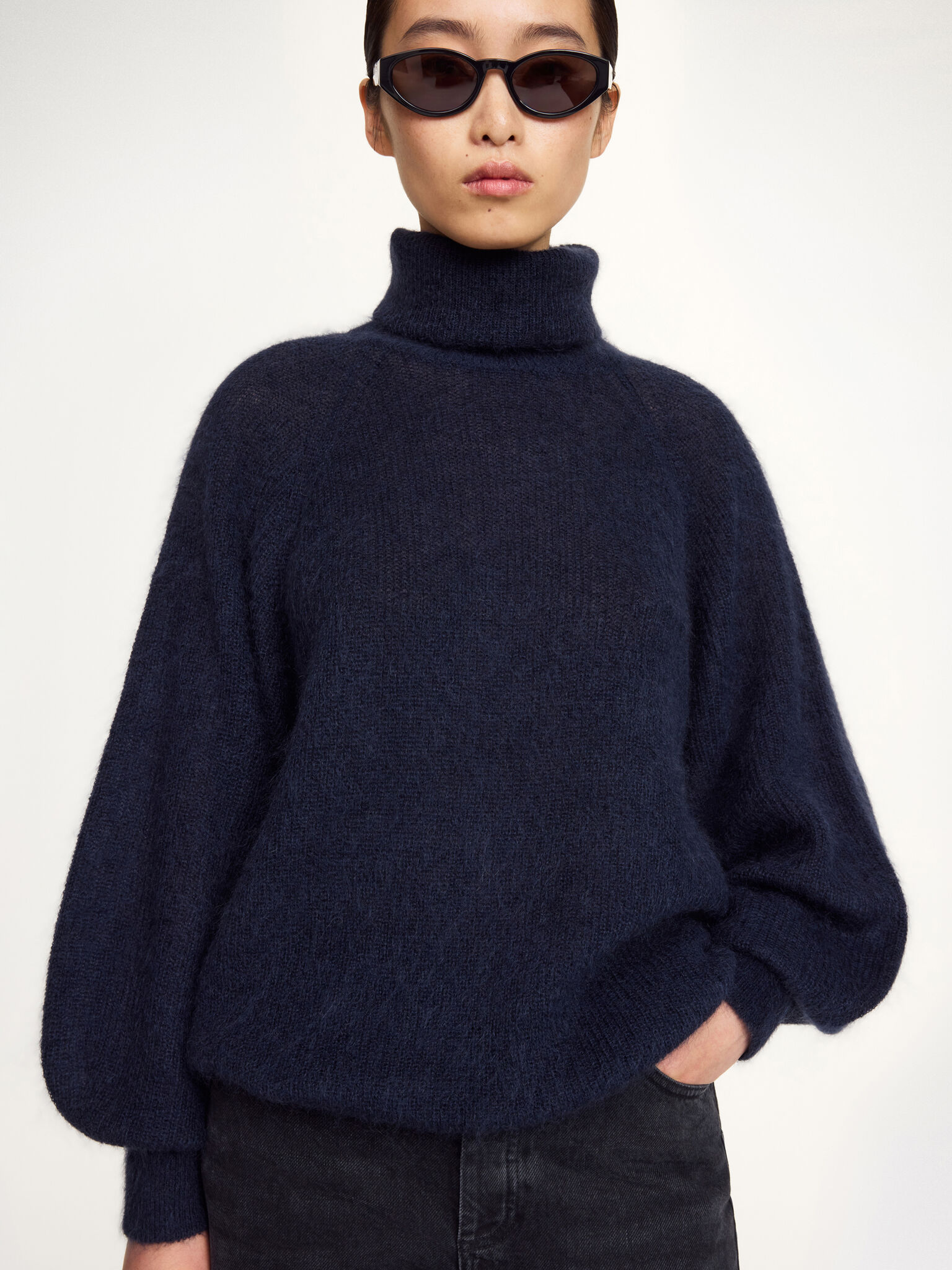 By Malene Birger - Magoo Rullekrave Sweater - Night Sky - Billede 4