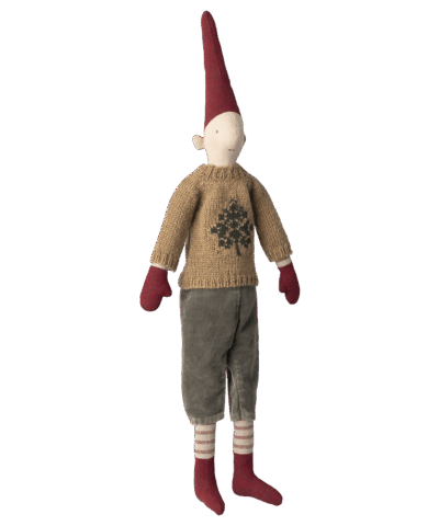 Alternative view of Maileg - Nisse Dreng - Bukser Og Strikket Sweater - Str. 3