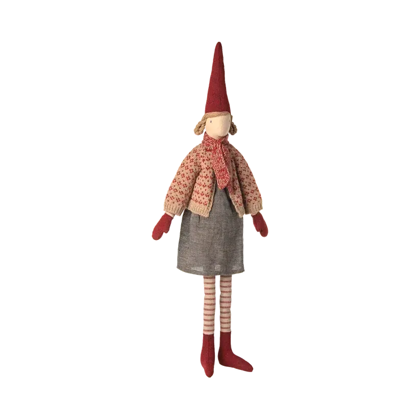 Maileg – Nisse Pige – Nederdel og Cardigan – Str. 4 - Billede 2