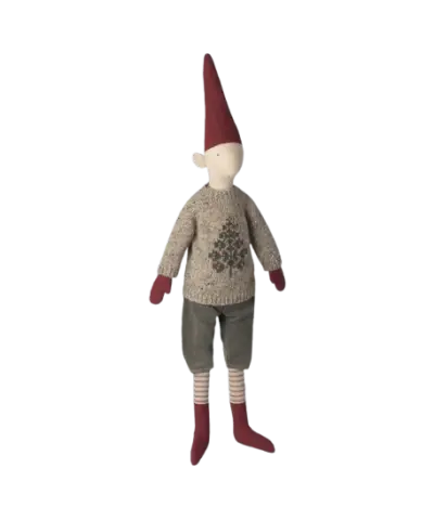 Alternative view of Maileg – Nisse Dreng – Strikket Sweater – Str. 5