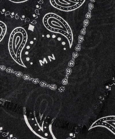 Alternative view of Mads Nørgaard - Soft Wool Self - Sort Med Mønster