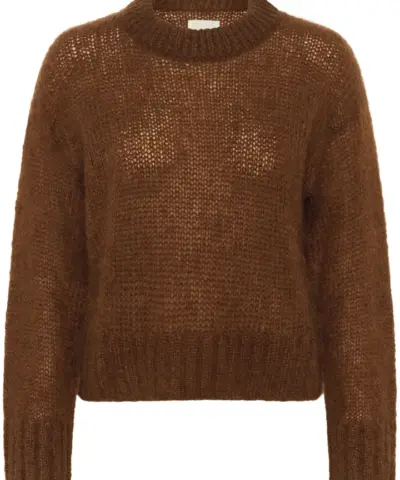 Alternative view of Part Two - Sille Pullover - Brun
