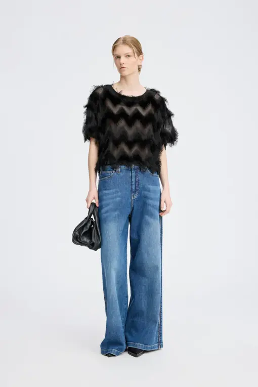 Munthe - Rossi Bluse - Sort - Billede 2