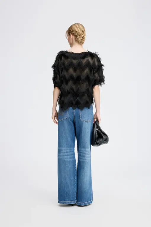 Munthe - Rossi Bluse - Sort - Billede 5