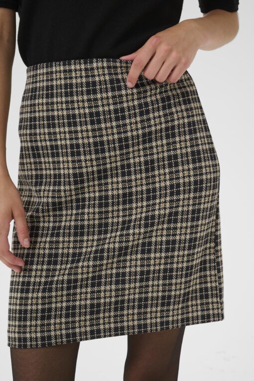 Part Two – CorinnePW Nederdel, Dark Navy Check - Billede 3