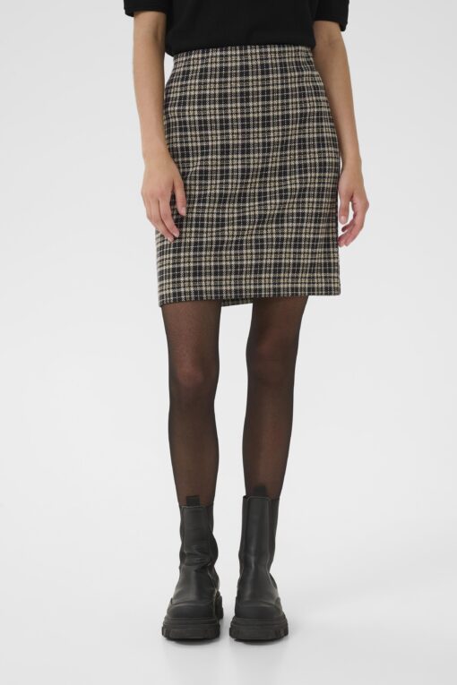Part Two – CorinnePW Nederdel, Dark Navy Check - Billede 4