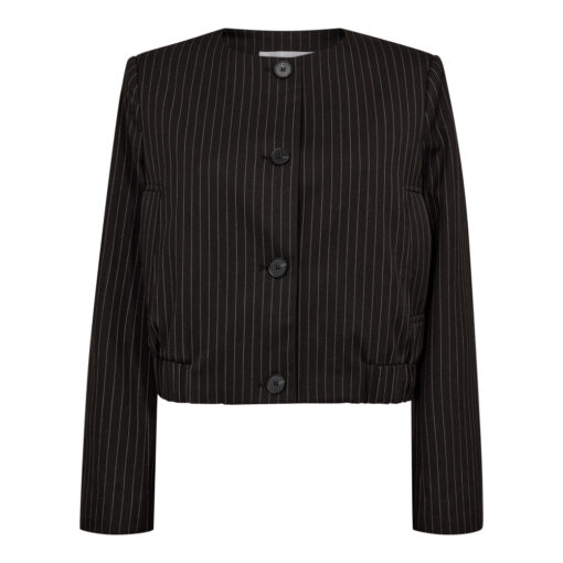Co’couture - Fiacc Pin Bomber Jakke - Mørkebrun - Billede 3