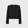 Co'Couture Fiacc Bomber Jacket – Mørkebrun quiltet jakke
