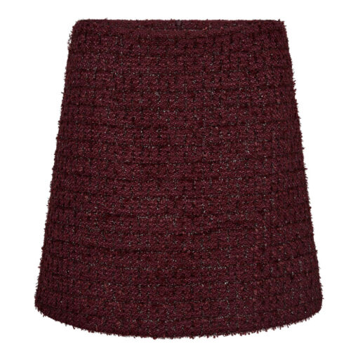 Co’couture - Peachcc Mini Skirt - Bordeaux  - Billede 2