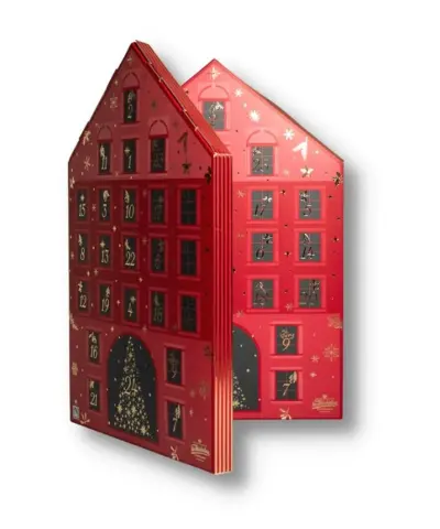 Alternative view of Sv. Michelsen - Chokolade julekalender - Rød