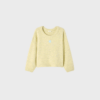 East Jumper – Heather Chick Yellow | American Vintage | Oversized Strik | Merci