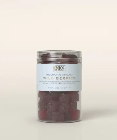 Alternative view of Box The Original – Tube Just The Winegum – Wild Berries