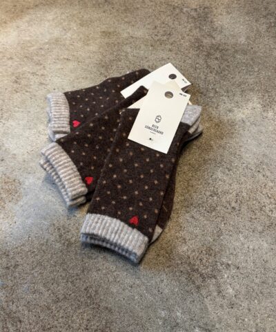 Alternative view of Beck Söndergaard - Dotted Wola Sock - Pine Bark