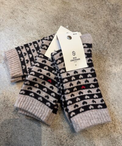 Alternative view of Beck Söndergaard - Heart Wola Socks - Soft Beige