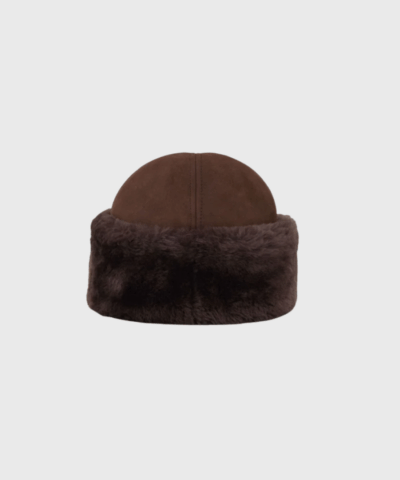 Dora Shearling Hat – Varm vinterhat i lammelæder | Beck Söndergaard