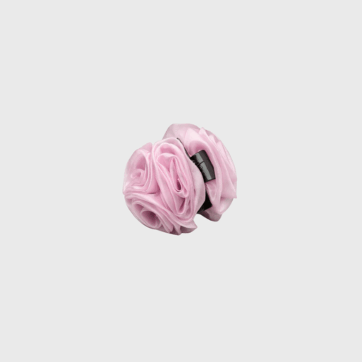 Organza Flower Hair Claw Pink – Elegant hårpynt fra BeckSöndergaard
