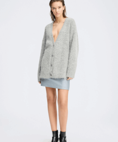 Alternative view of Munthe - Rimini Cardigan - Grå