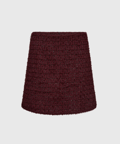 Co'Couture PeachCC Mini Skirt – Kort nederdel i Plum