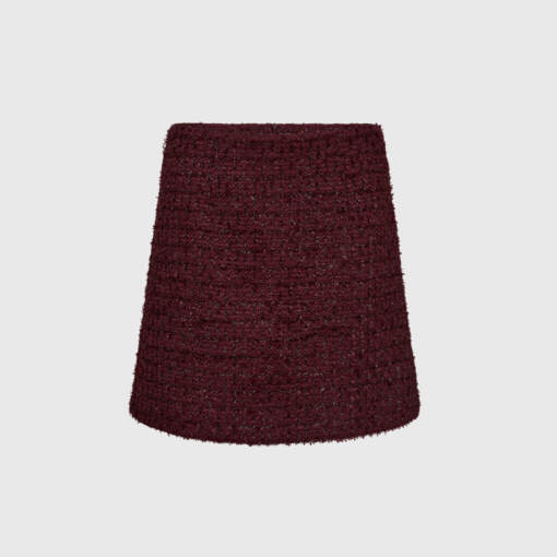 Co'Couture PeachCC Mini Skirt – Kort nederdel i Plum