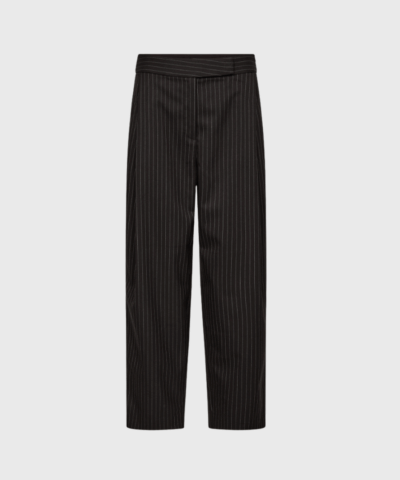 Co'Couture Fiacc Carrot Pant – Mørkebrun bukseklassiker
