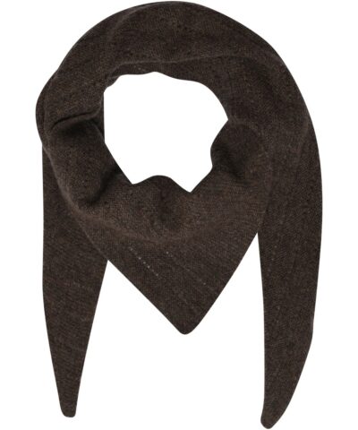 Alternative view of Frau – Doha Cashmere Scarf Large - Mørkebrun