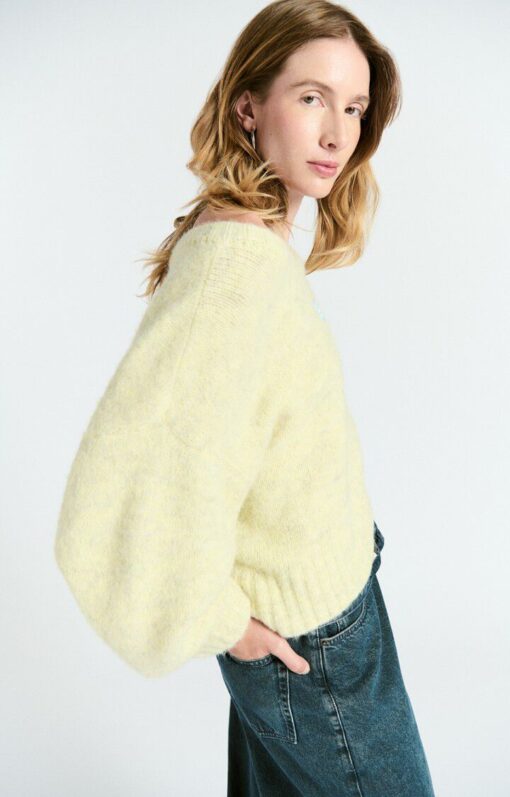 American Vintage - Women's jumper East - Gul - Billede 5