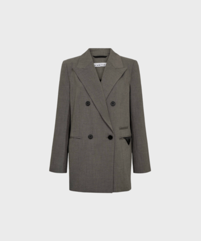 Nicole Low Triangle Blazer – Beige Melange | Haute L'Amitié | Merci