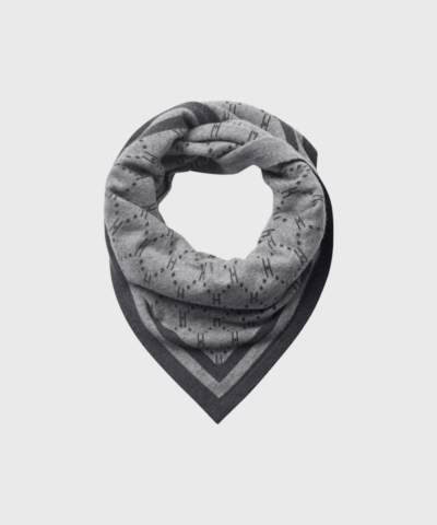 Hype The Detail – Triangle Scarf - Light Grey Melange